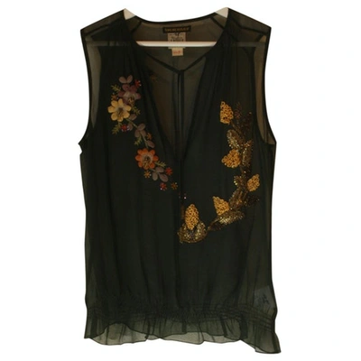 Pre-owned Replay Silk Blouse In Green