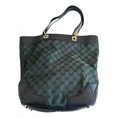 Pre-owned Gucci Handbag In Green
