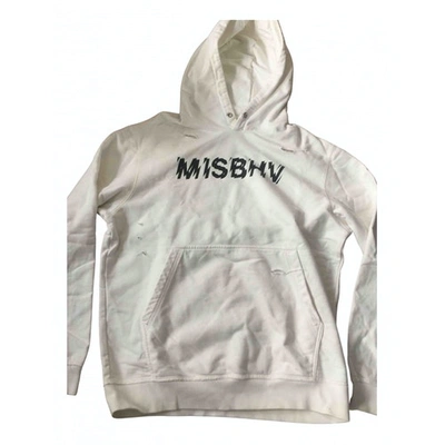 Pre-owned Misbhv Sweatshirt In White