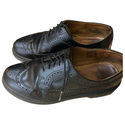 Pre-owned Dr. Martens' 3989 (brogue) Leather Lace Ups In Black