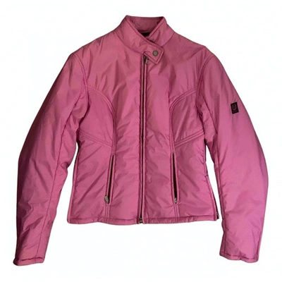 Pre-owned Belstaff Biker Jacket In Pink
