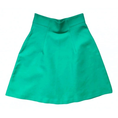 Pre-owned Tara Jarmon Skirt In Green