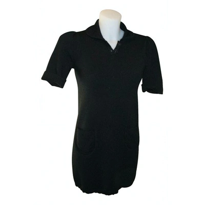 Pre-owned See By Chloé Wool Mini Dress In Black