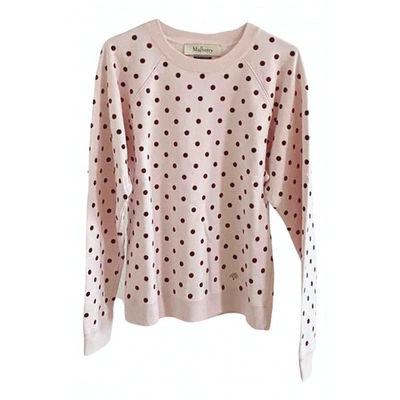 Pre-owned Mulberry Pink Cotton Knitwear