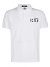 Dsquared2 Icon Polo Shirt In White