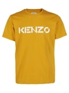 KENZO YELLOW COTTON T-SHIRT,11745685