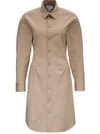 BOTTEGA VENETA CHEMISIER DRESS IN BEIGE JERSEY,647409VKIX09733