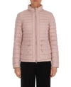 Woolrich Hibiscus Water Repellent Down Jacket In Misty Rose