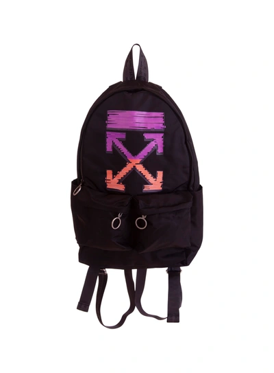 Off-white Marker Arrow Easy Backpack In Nero