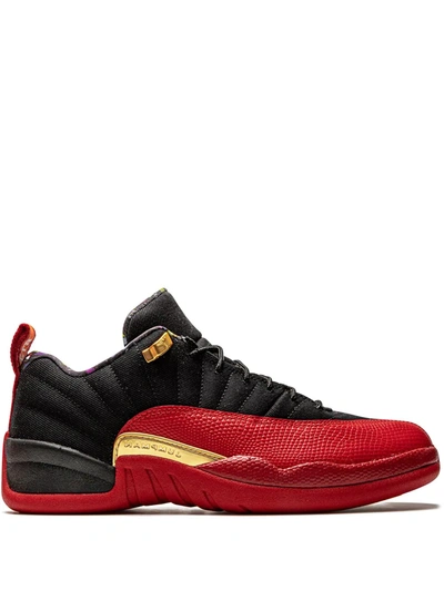 Jordan 12 Retro "super Bowl Lv" Sneakers In Black/red/gold