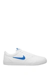 Nike Sb Charge Slr Sneaker In 104 White/sig Bl