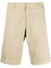 FAY CONCEALED-FRONT CHINO SHORTS