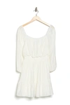 A.calin Solid Mini Dress In Ivory