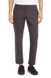 Vince Griffith Classic Pinstripe Pants In Slate