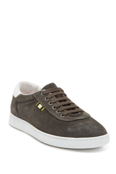 Aprix Suede Sneaker In Dark Olive