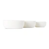 TINA FREY DESIGNS WHITE NESTED TRIO BOWLS SET