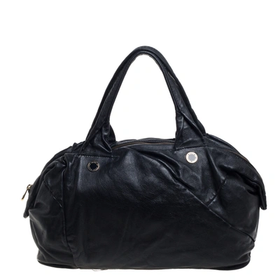 Pre-owned Marc By Marc Jacobs Black Leather Satchel