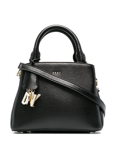 Dkny Paige Logo-charm Crossbody-bag In Neutrals