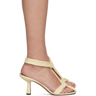 Neous Neutral Proxima 65 Leather Sandals In Banana (beige)