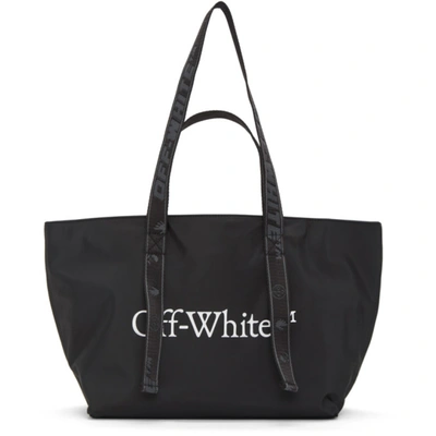 Off-white Black Nylon Small Commercial Tote