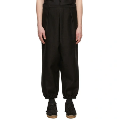 Saint Laurent 黑色 Hakama 长裤 In Black