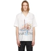 VALENTINO WHITE ROMAN SKETCHES SHORT SLEEVE SHIRT