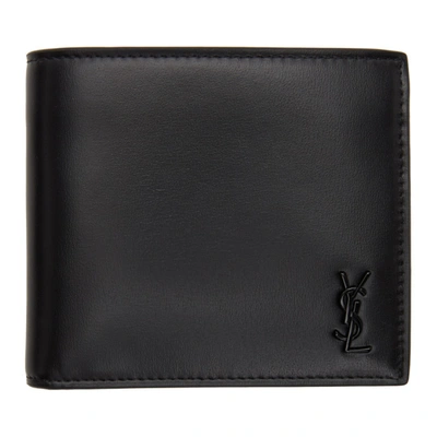 Saint Laurent Black Tiny Monogramme East/west Wallet