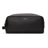 SAINT LAURENT BLACK GRAIN DE POUDRE GROOMING POUCH