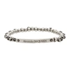 ALEXANDER MCQUEEN SILVER SKULL BRACELET