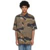 ACNE STUDIOS BROWN & BLACK GRAPHIC SHORT SLEEVE SHIRT