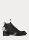DOUBLE RL HAND-BURNISHED LEATHER CHELSEA BOOT,0044080968