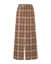 A.W.A.K.E. A. W.A. K.E. MODE WOMAN MAXI SKIRT BROWN SIZE 8 POLYESTER, COTTON,13553890PH 5