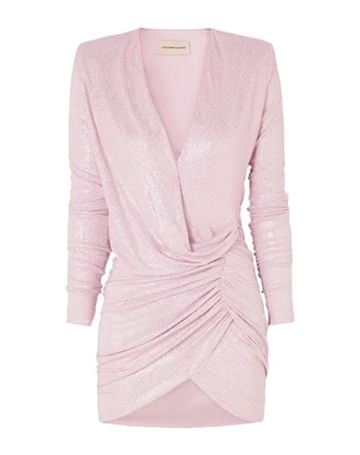 Alexandre Vauthier Short Dresses In Pink