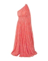 REDEMPTION REDEMPTION WOMAN MAXI DRESS CORAL SIZE 8 POLYESTER, SILK,15105276UT 5