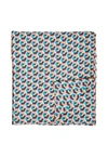 LA DOUBLEJ GEOMETRIC-PRINT LINEN TABLECLOTH