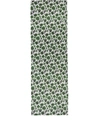 La Doublej Wildbird-print Linen Runner In White
