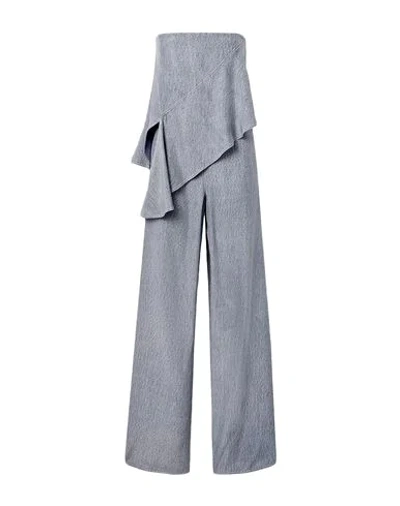 Cushnie Woman Jumpsuit Blue Size 6 Silk