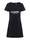 LOVE MOSCHINO SHORT T-SHIRT DRESS
