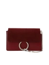 CHLOÉ FAYE SMALL BAG IN RED