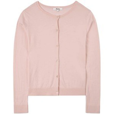 Bonpoint Kids'  Pink Knitted Cardigan