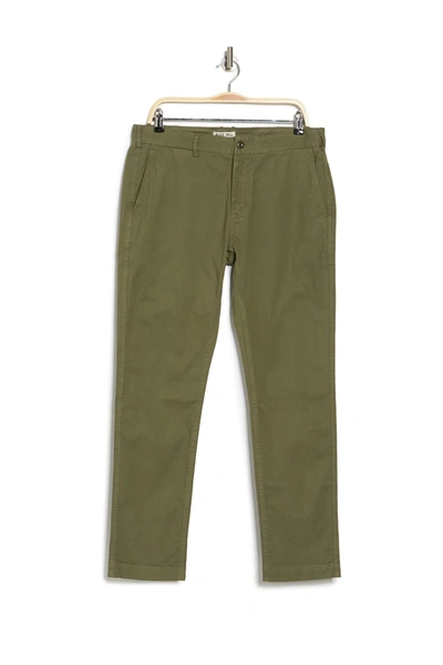 Alex Mill Field Stretch Bci Cotton-twill Chinos In Military Green