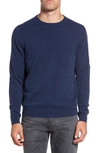 Nordstrom Men's Shop Crew Neck Cashmere Sweater In Blue Estate Heather