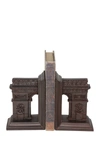 WILLOW ROW BROWN FIBERGLASS RUSTIC ARCHITECTURE BOOKEND,758647814770