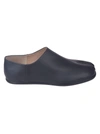 Maison Margiela Tabi Leather Slip On Sneakers In T8013