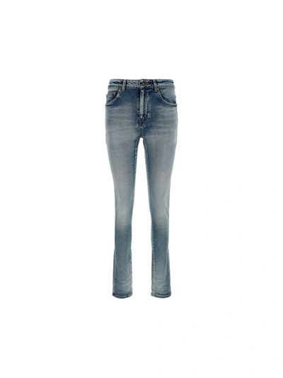 Saint Laurent Women's Blue Other Materials Jeans