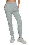 Good American Good Waist Cotton Terry Joggers In Coffee