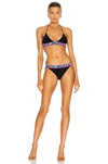 Off-white Triangle Logo Bikini Set In Black