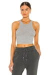 FREE PEOPLE HIGH NECK RIBBED CROP TOP,FREE-WS3039