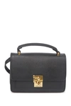 Etienne Aigner Leah Leather Crossbody In Black-sfblk