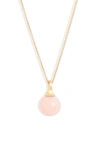 MARCO BICEGO AFRICA BOULE 18K YELLOW GOLD SEMIPRECIOUS PENDANT NECKLACE,CB2493 OP01 Y